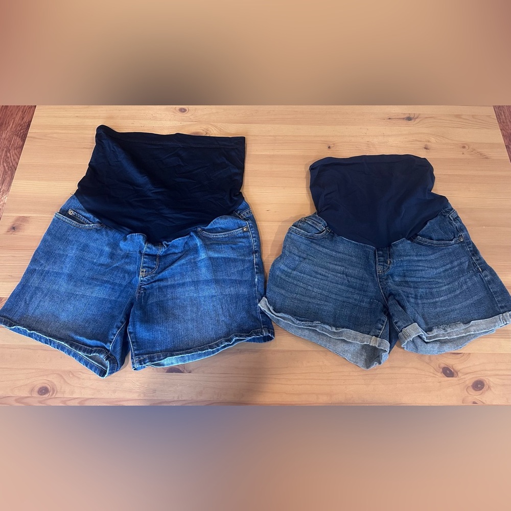 Maternity Denim Shorts Size Medium
